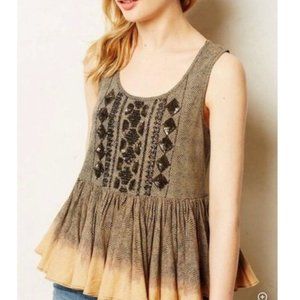 Anthropologie sequins and beads swing tank top by Akemi + Kin